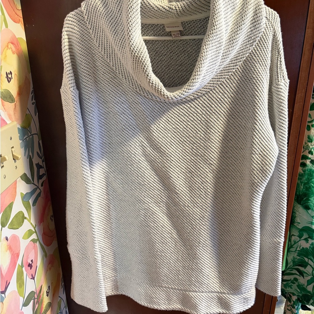 Merona Off-White Cowl Neck Sweater